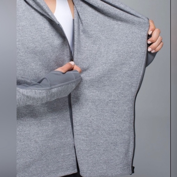 Lululemon Bhakti Double Zipper Yoga Jacket in Heather
Slate Gray, 2 - Picture 2 of 8